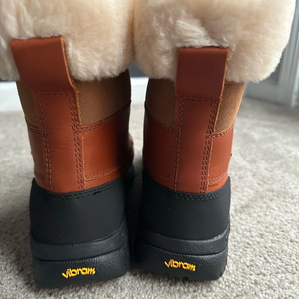 MEN'S UGG BUTTE WORCHESTER WATERPROOF SNOW BOOTS SIZE 7‎
